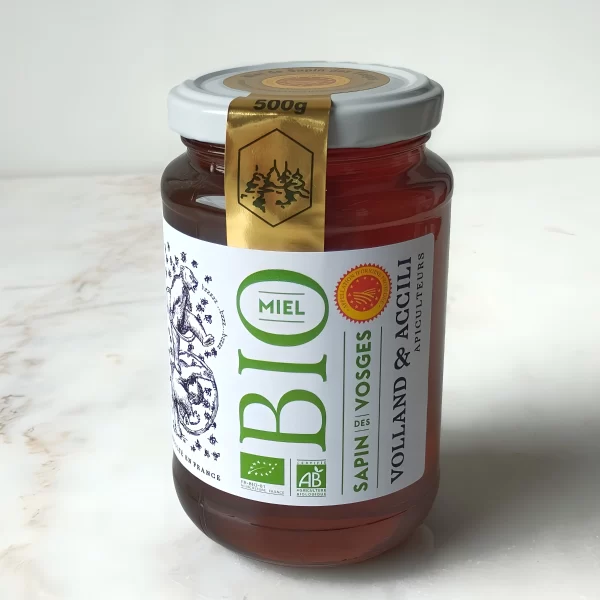 Miel de sapin des Vosges AOP BIO médaille d'or 500g